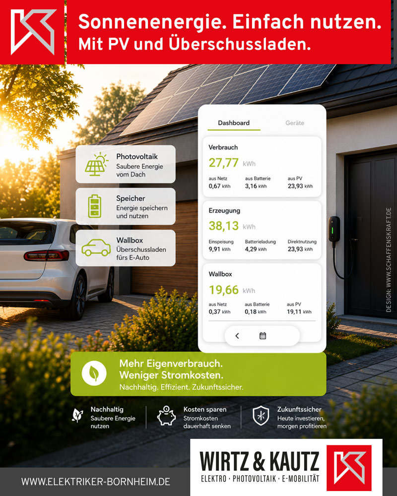 E-Auto laden mit PV-Überschuss